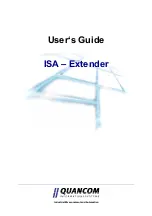 Quancom ISA User Manual preview