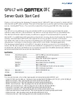 quanergy QPU-L7 Quick Start Card preview