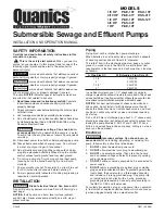 Quanics P-SE-13T Installation And Operation Manual preview