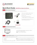 Quanser Q2-USB Quick Start Manual preview