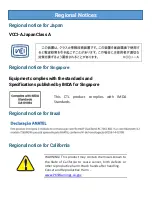 Preview for 13 page of Quanta Computer ctl GQE100 Safety Information & Regulatory Notices