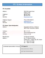 Preview for 16 page of Quanta Computer ctl GQE100 Safety Information & Regulatory Notices