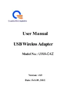 Quanta Microsystems UWA-C4Z User Manual preview