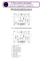 Preview for 1 page of Quantek C Prox WAVE500-2B Manual