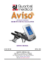 Quantel Medical Aviso Service Manual предпросмотр