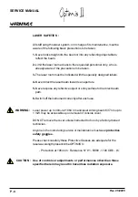 Preview for 4 page of Quantel Medical Optimus II Service Manual