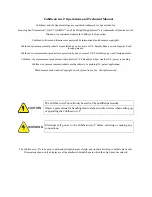 Preview for 2 page of Quantronix CubiScan 110-T Operation And Technical Manual