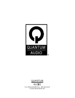 Предварительный просмотр 16 страницы Quantum Audio QA3X Installation Instructions & Owner'S Manual