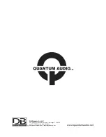 Предварительный просмотр 8 страницы Quantum Audio QA40BT Operation Manual