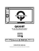 Предварительный просмотр 1 страницы Quantum Audio QA50BT Operation Manual