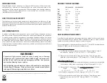 Preview for 2 page of Quantum Audio QW3000/12D4 User Manual