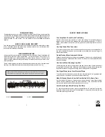 Предварительный просмотр 2 страницы Quantum Audio QXA2500PRO Installation And Owner'S Manual