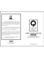 Предварительный просмотр 1 страницы Quantum Audio QZA4400.4 Owner'S Manual