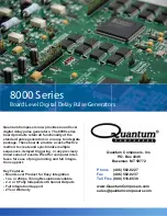 Quantum Composers 8000 Series Datasheet preview