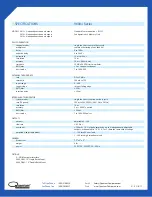 Preview for 3 page of Quantum Composers 9600+ Series Specification