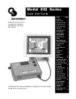 Quantum Data 802 Series Quick Start Manual preview