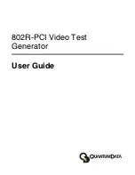 Quantum Data 802R-PCI User Manual preview
