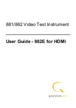 Preview for 1 page of Quantum Data 881 User Manual