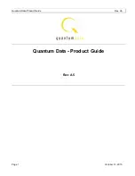 Quantum Data 980 Product Manual предпросмотр