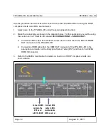 Предварительный просмотр 19 страницы Quantum Data TPA-MHL-8R Quick Start Manual