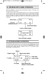 Предварительный просмотр 24 страницы Quantum Instruments Qflash 5d-R Series Operating Instructions Manual