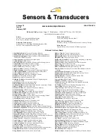 Preview for 2 page of Quantum Instruments Sensor Specification Sheet