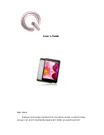 Preview for 1 page of Quantum-Q Tablet User Manual