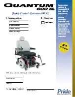 Preview for 59 page of Quantum Rehab 600 XL Owner'S Manual