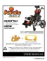 Предварительный просмотр 1 страницы Quantum Rehab kids rock 2 User Manual