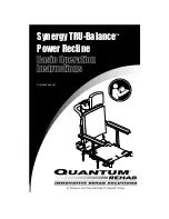 Quantum Rehab Mobility Power Chair Operation Instructions Manual preview