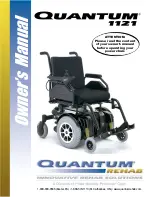 Quantum Rehab quantum 1121 Owner'S Manual preview