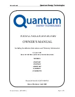 Preview for 1 page of Quantum 27ACP-407 Owner'S Manual