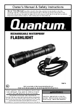 Quantum 58476 Owner'S Manual & Safety Instructions preview