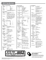 Preview for 2 page of Quantum 801SL Specifications