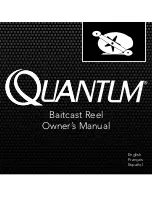 Preview for 1 page of Quantum Baitcast Reel Owner'S Manual