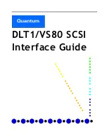 Quantum DLT1/VS80 SCSI Interface Manual предпросмотр