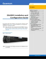 Preview for 3 page of Quantum DXi4520 Installation And Configuration Manual