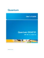 Preview for 1 page of Quantum DXi4701 User Manual