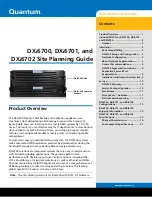 Предварительный просмотр 1 страницы Quantum DXi6700 series Planning Manual