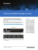 Предварительный просмотр 1 страницы Quantum DXi6900 Installation Manual