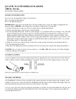 Preview for 1 page of Quantum HB-36 Operating Instructions