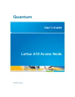 Preview for 1 page of Quantum Lattus A10 User Manual