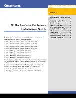 Preview for 1 page of Quantum LTO-3 Installation Manual