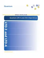 Preview for 1 page of Quantum LTO 4 User Manual