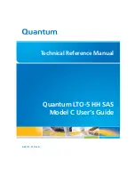 Предварительный просмотр 1 страницы Quantum LTO-5 HH SAS C Technical Reference Manual