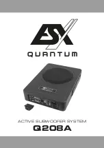 Quantum Q208A Installation Manual preview