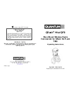 Quantum Qflash Pilot QF9 Operating Instructions Manual preview