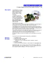 Quantum QTM300CA User Manual preview