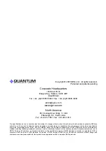 Preview for 12 page of Quantum QTM300CA User Manual