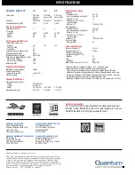 Preview for 2 page of Quantum Quantum Bigfoot CY Specifications